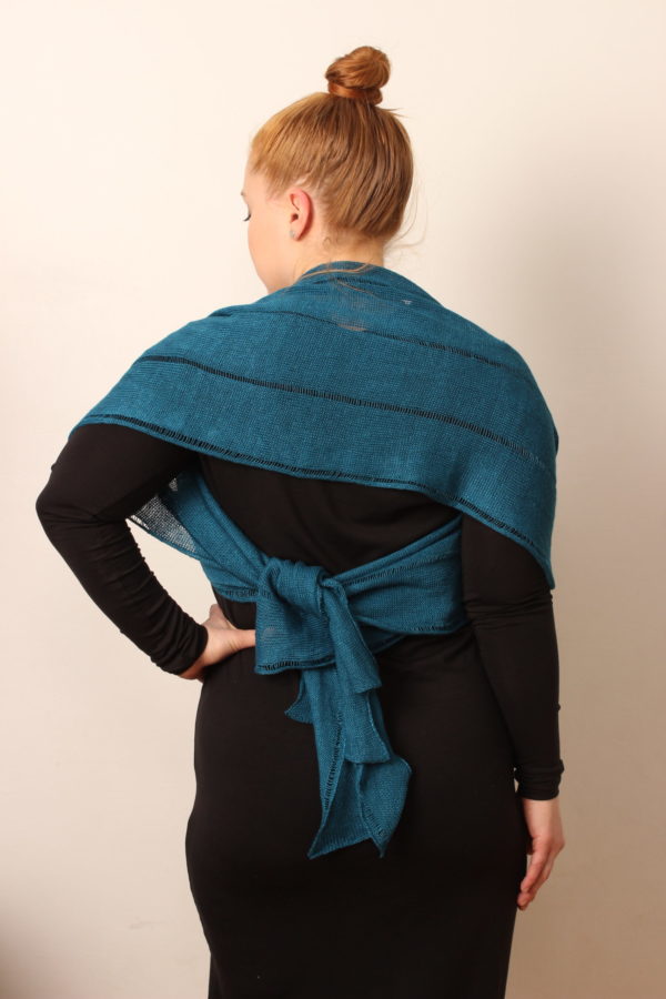 kiedo scarf linen handwoven in finland