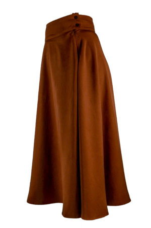 sofia skirt in rust